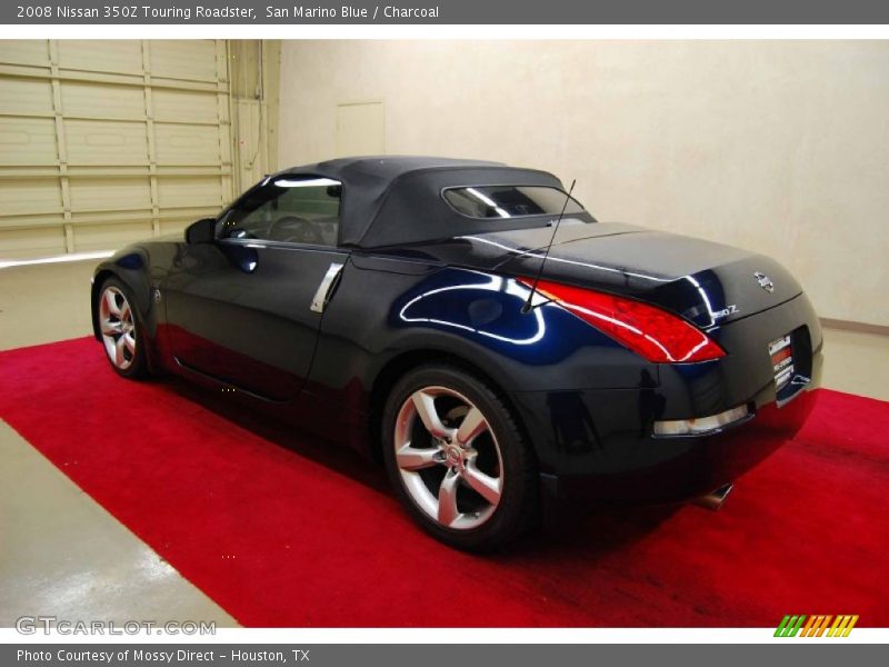 San Marino Blue / Charcoal 2008 Nissan 350Z Touring Roadster