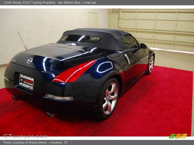 San Marino Blue / Charcoal 2008 Nissan 350Z Touring Roadster