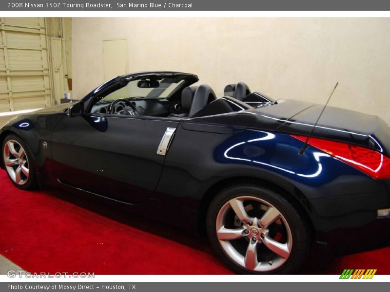 San Marino Blue / Charcoal 2008 Nissan 350Z Touring Roadster