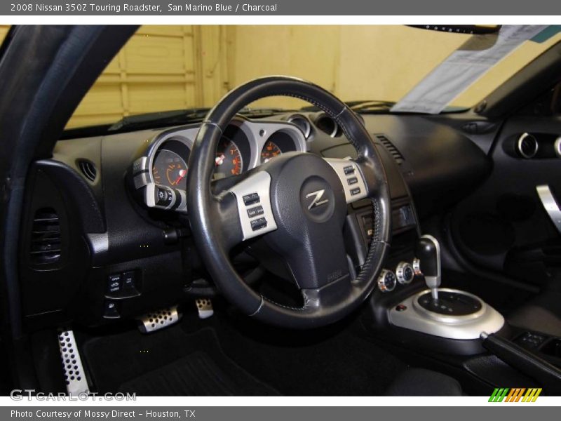 San Marino Blue / Charcoal 2008 Nissan 350Z Touring Roadster