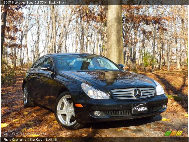 Black / Black 2007 Mercedes-Benz CLS 550