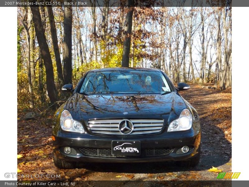 Black / Black 2007 Mercedes-Benz CLS 550