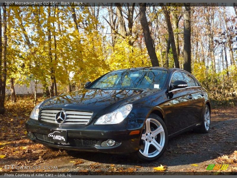 Black / Black 2007 Mercedes-Benz CLS 550