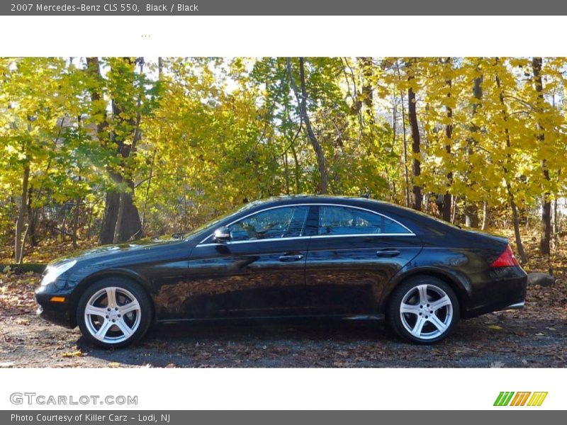 Black / Black 2007 Mercedes-Benz CLS 550