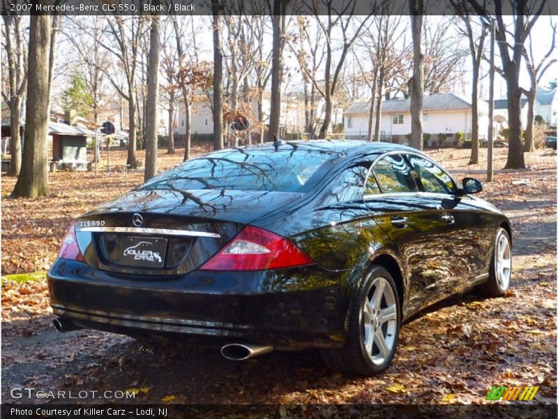 Black / Black 2007 Mercedes-Benz CLS 550