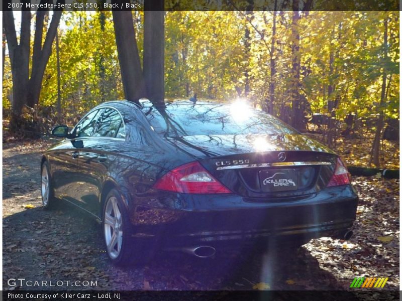 Black / Black 2007 Mercedes-Benz CLS 550