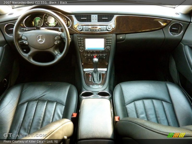 Black / Black 2007 Mercedes-Benz CLS 550