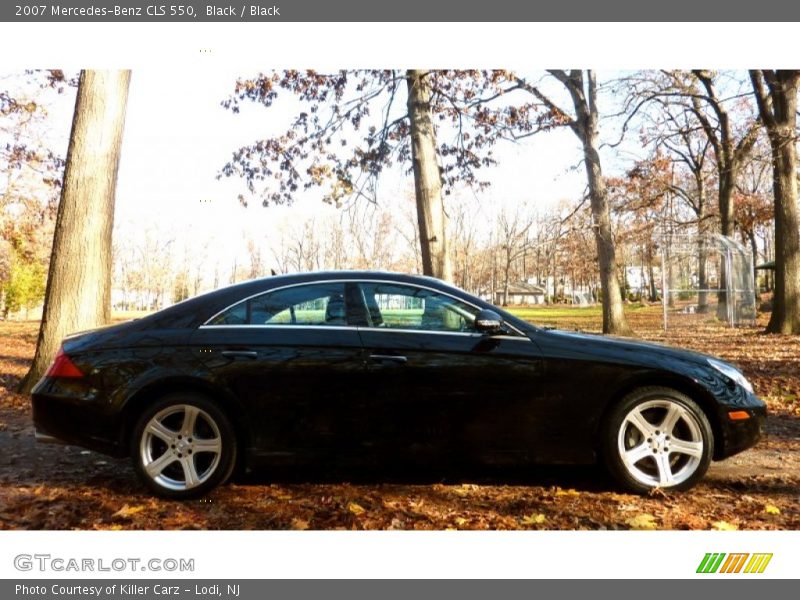 Black / Black 2007 Mercedes-Benz CLS 550