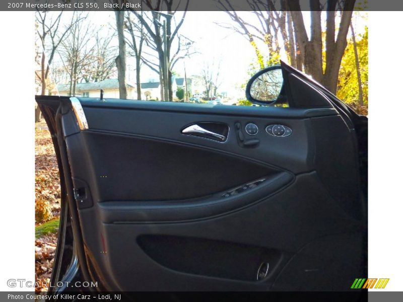 Black / Black 2007 Mercedes-Benz CLS 550