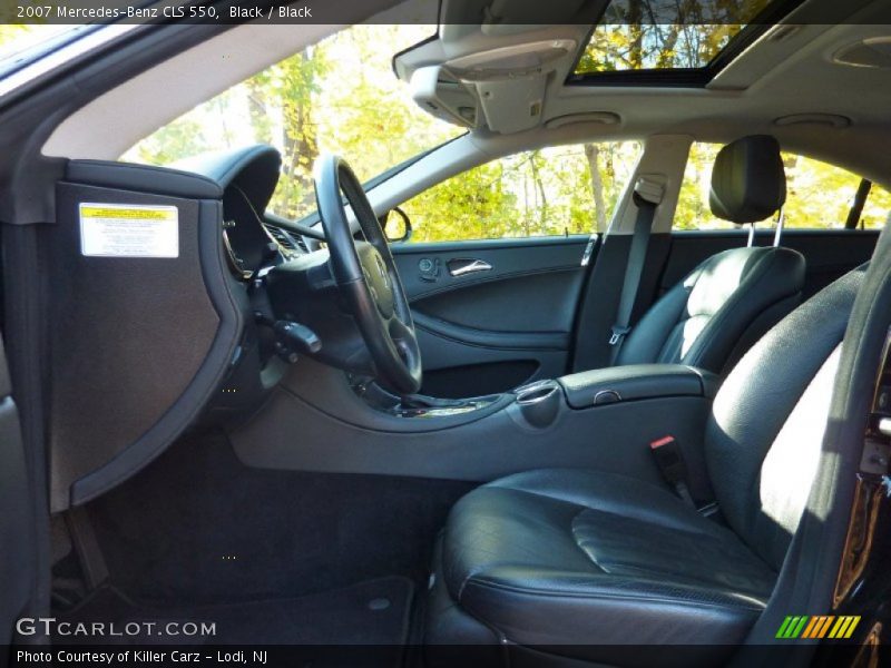 Black / Black 2007 Mercedes-Benz CLS 550