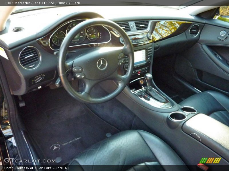 Black / Black 2007 Mercedes-Benz CLS 550