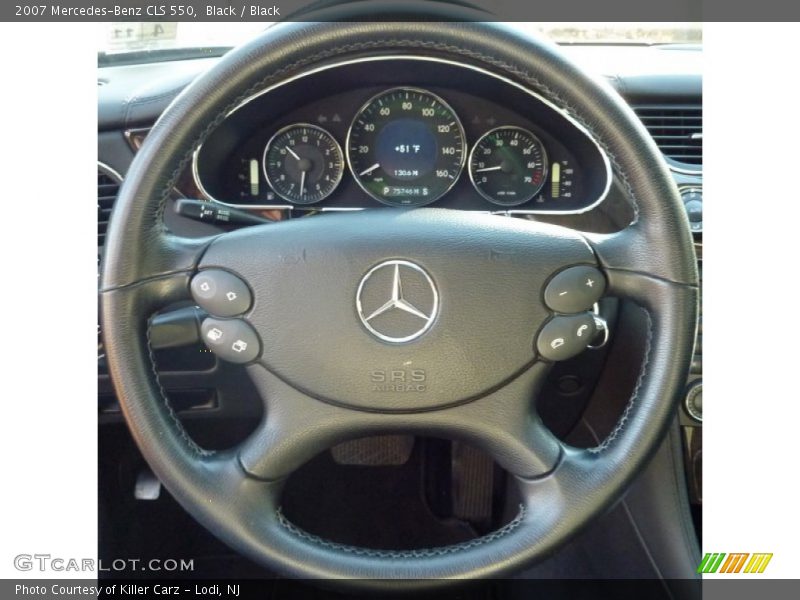 Black / Black 2007 Mercedes-Benz CLS 550