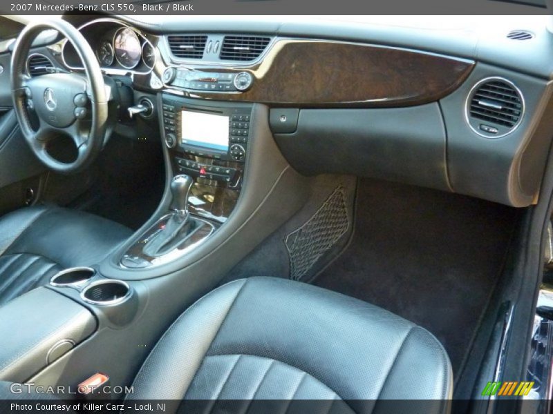 Black / Black 2007 Mercedes-Benz CLS 550