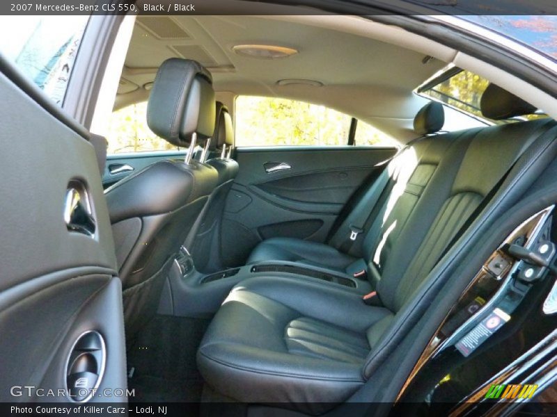 Black / Black 2007 Mercedes-Benz CLS 550