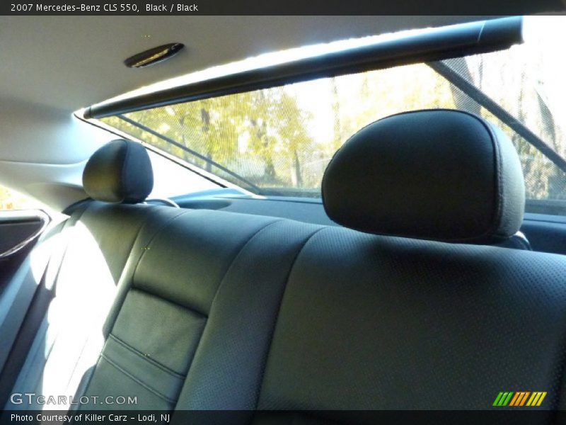 Black / Black 2007 Mercedes-Benz CLS 550