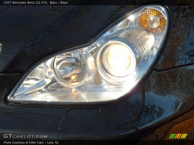 Black / Black 2007 Mercedes-Benz CLS 550