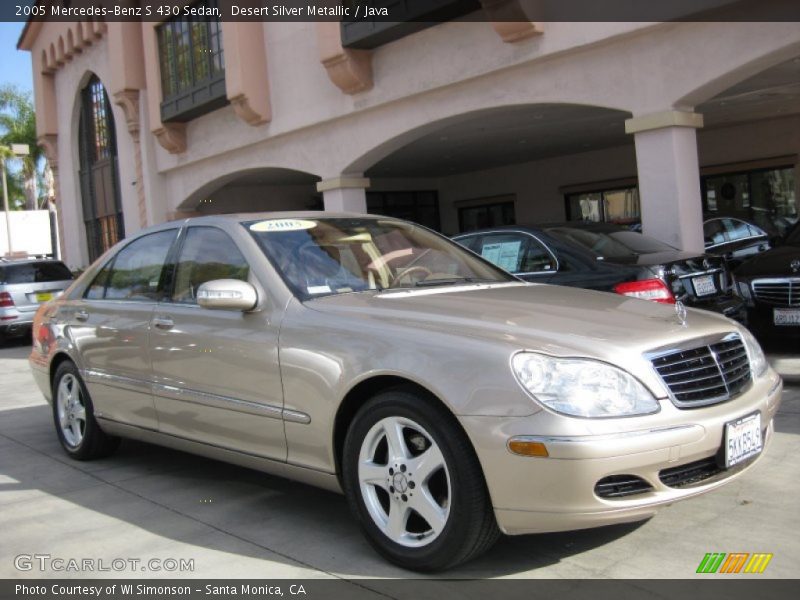 Desert Silver Metallic / Java 2005 Mercedes-Benz S 430 Sedan