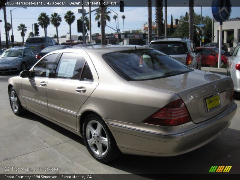 Desert Silver Metallic / Java 2005 Mercedes-Benz S 430 Sedan