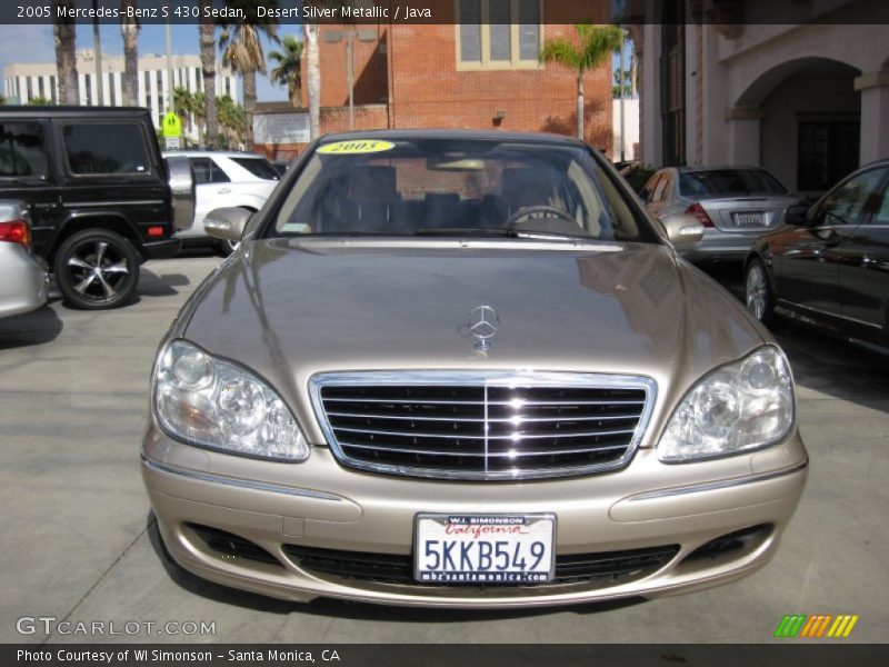 Desert Silver Metallic / Java 2005 Mercedes-Benz S 430 Sedan