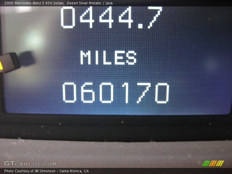 Desert Silver Metallic / Java 2005 Mercedes-Benz S 430 Sedan
