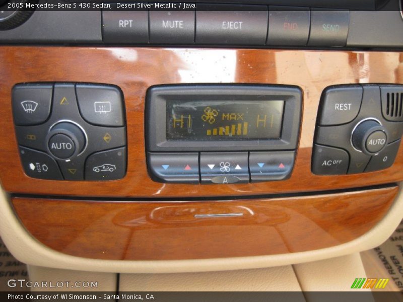 Desert Silver Metallic / Java 2005 Mercedes-Benz S 430 Sedan