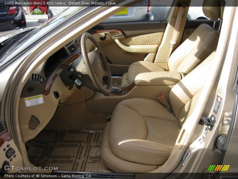 Desert Silver Metallic / Java 2005 Mercedes-Benz S 430 Sedan