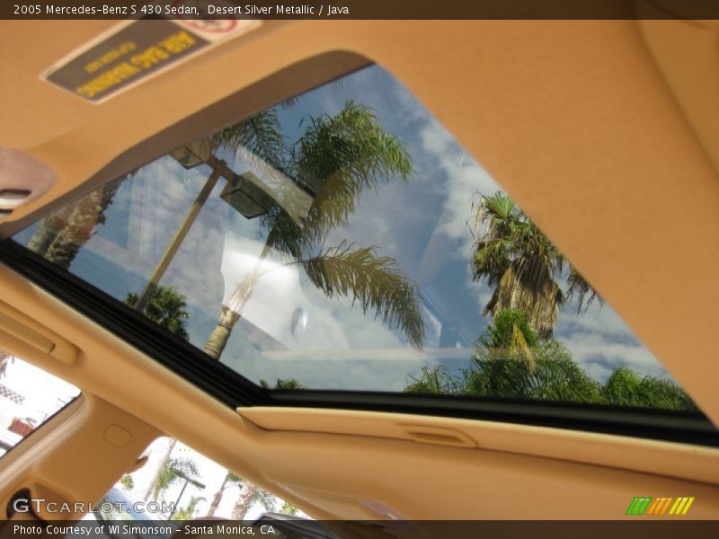 Desert Silver Metallic / Java 2005 Mercedes-Benz S 430 Sedan
