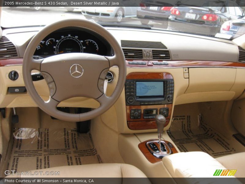 Desert Silver Metallic / Java 2005 Mercedes-Benz S 430 Sedan