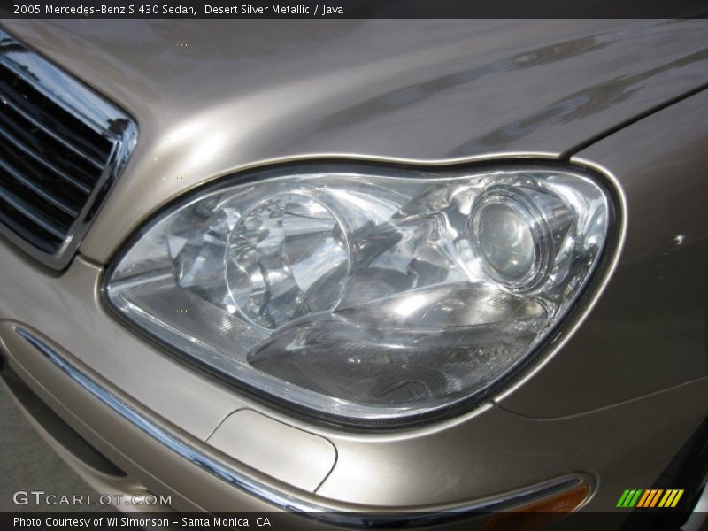 Desert Silver Metallic / Java 2005 Mercedes-Benz S 430 Sedan