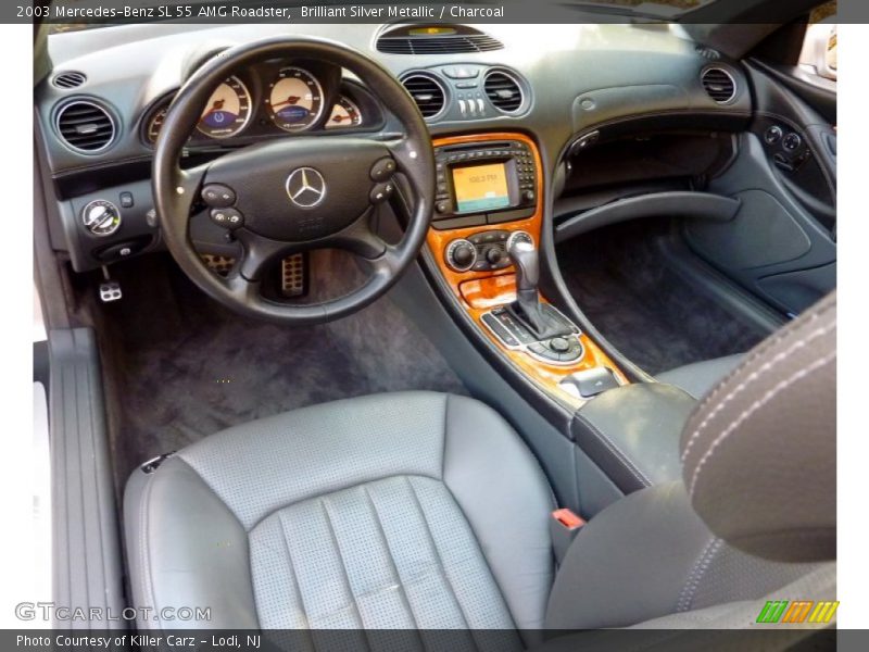  2003 SL 55 AMG Roadster Charcoal Interior