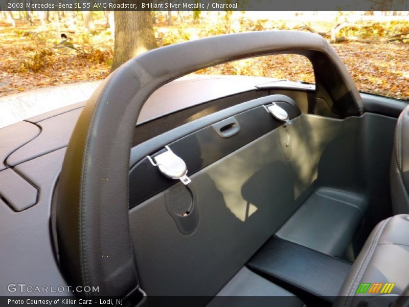 Brilliant Silver Metallic / Charcoal 2003 Mercedes-Benz SL 55 AMG Roadster