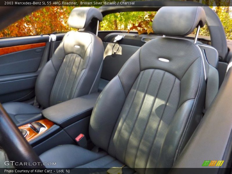  2003 SL 55 AMG Roadster Charcoal Interior