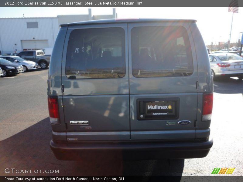 Steel Blue Metallic / Medium Flint 2012 Ford E Series Van E150 XL Passenger