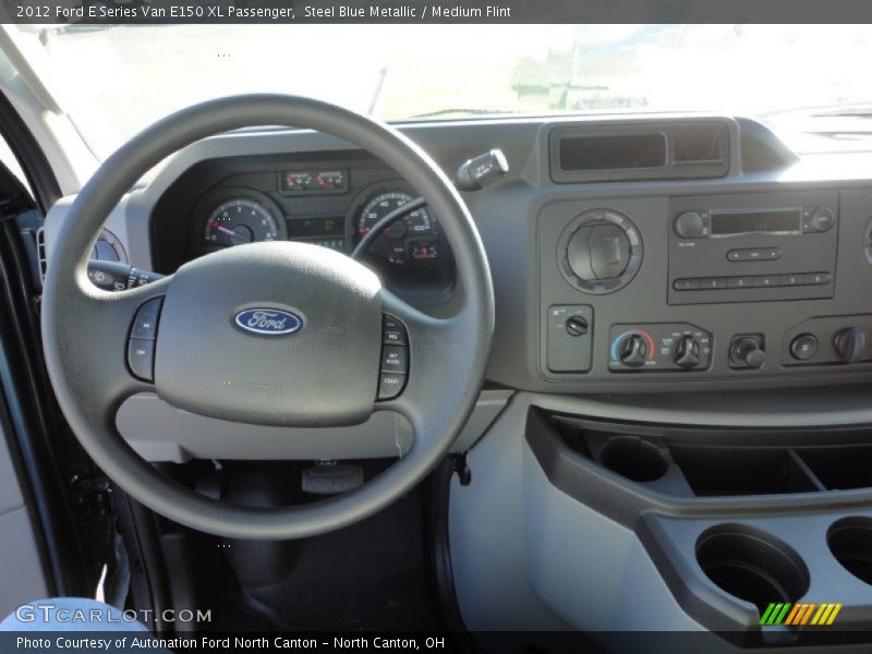 Dashboard of 2012 E Series Van E150 XL Passenger