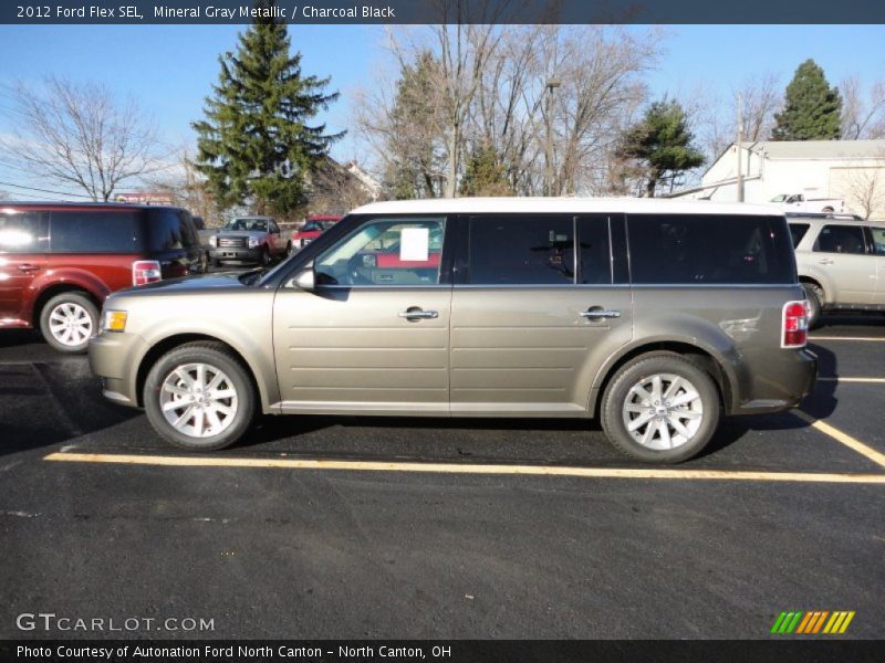 Mineral Gray Metallic / Charcoal Black 2012 Ford Flex SEL