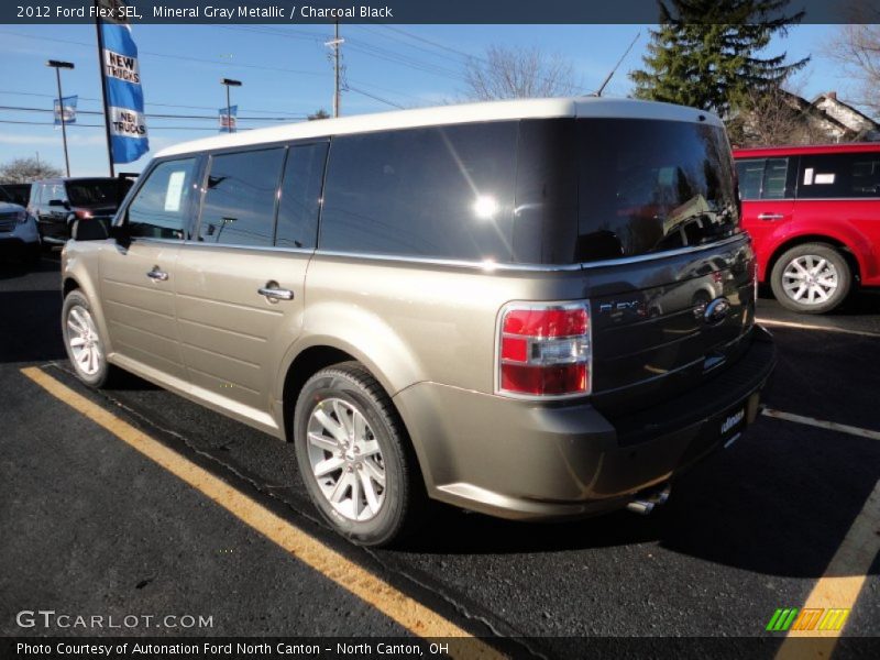 Mineral Gray Metallic / Charcoal Black 2012 Ford Flex SEL