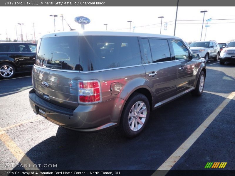 Mineral Gray Metallic / Charcoal Black 2012 Ford Flex SEL