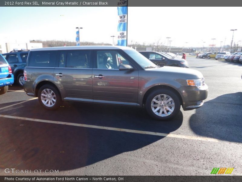 Mineral Gray Metallic / Charcoal Black 2012 Ford Flex SEL