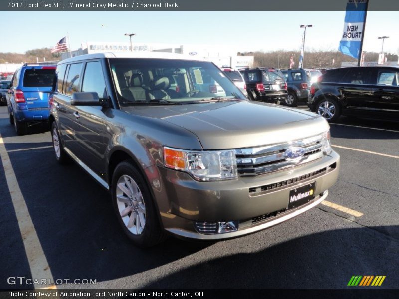 Mineral Gray Metallic / Charcoal Black 2012 Ford Flex SEL