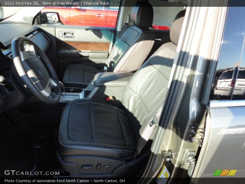 Mineral Gray Metallic / Charcoal Black 2012 Ford Flex SEL