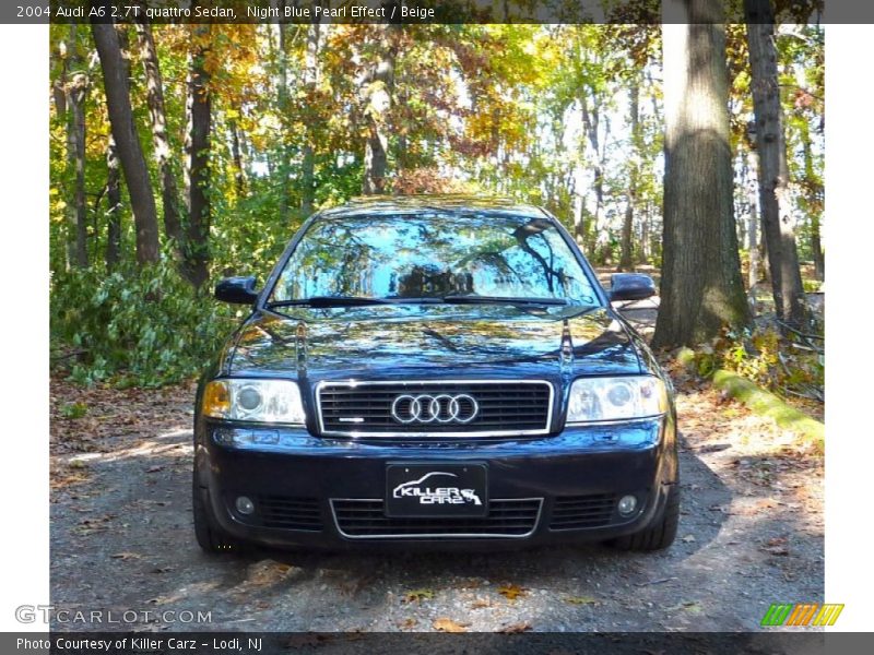Night Blue Pearl Effect / Beige 2004 Audi A6 2.7T quattro Sedan
