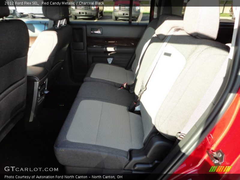 Red Candy Metallic / Charcoal Black 2012 Ford Flex SEL