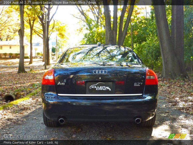 Night Blue Pearl Effect / Beige 2004 Audi A6 2.7T quattro Sedan