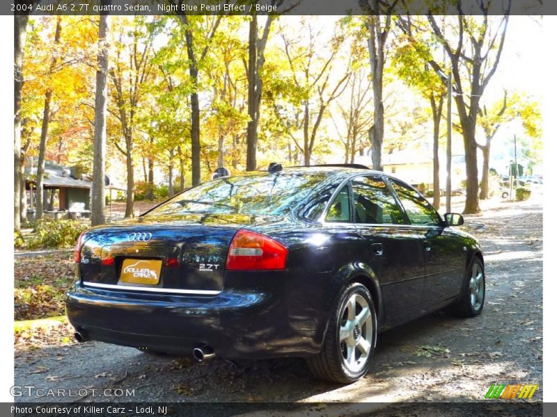Night Blue Pearl Effect / Beige 2004 Audi A6 2.7T quattro Sedan