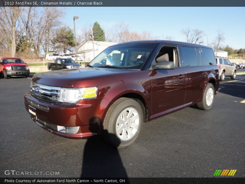 Cinnamon Metallic / Charcoal Black 2012 Ford Flex SE