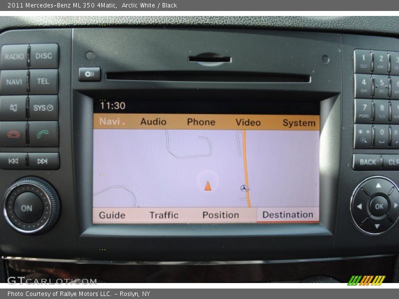 Arctic White / Black 2011 Mercedes-Benz ML 350 4Matic
