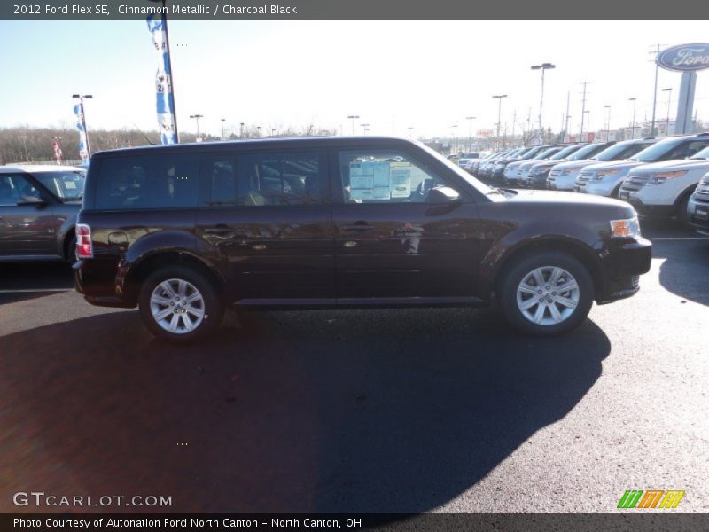 Cinnamon Metallic / Charcoal Black 2012 Ford Flex SE