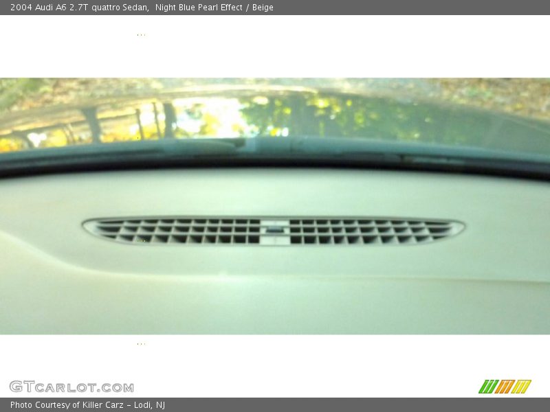 Night Blue Pearl Effect / Beige 2004 Audi A6 2.7T quattro Sedan
