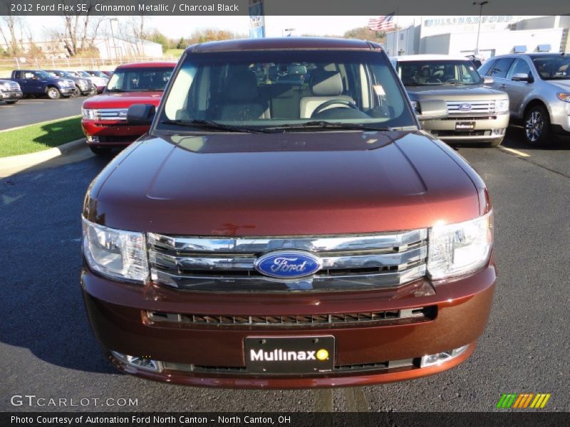 Cinnamon Metallic / Charcoal Black 2012 Ford Flex SE
