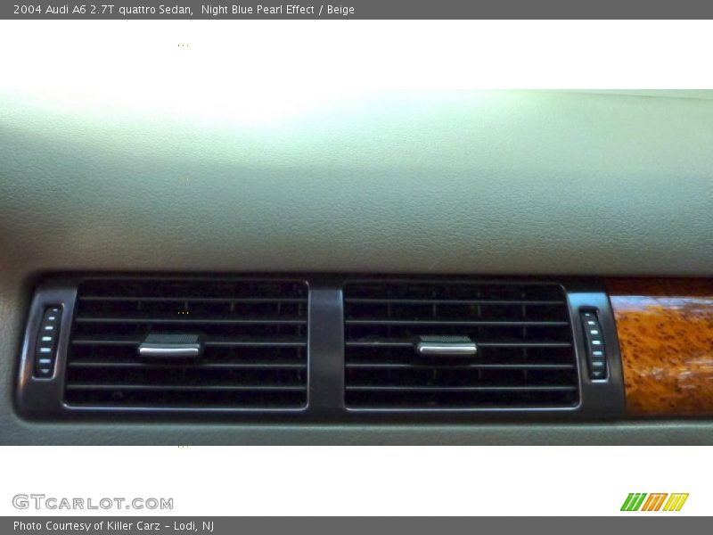 Night Blue Pearl Effect / Beige 2004 Audi A6 2.7T quattro Sedan